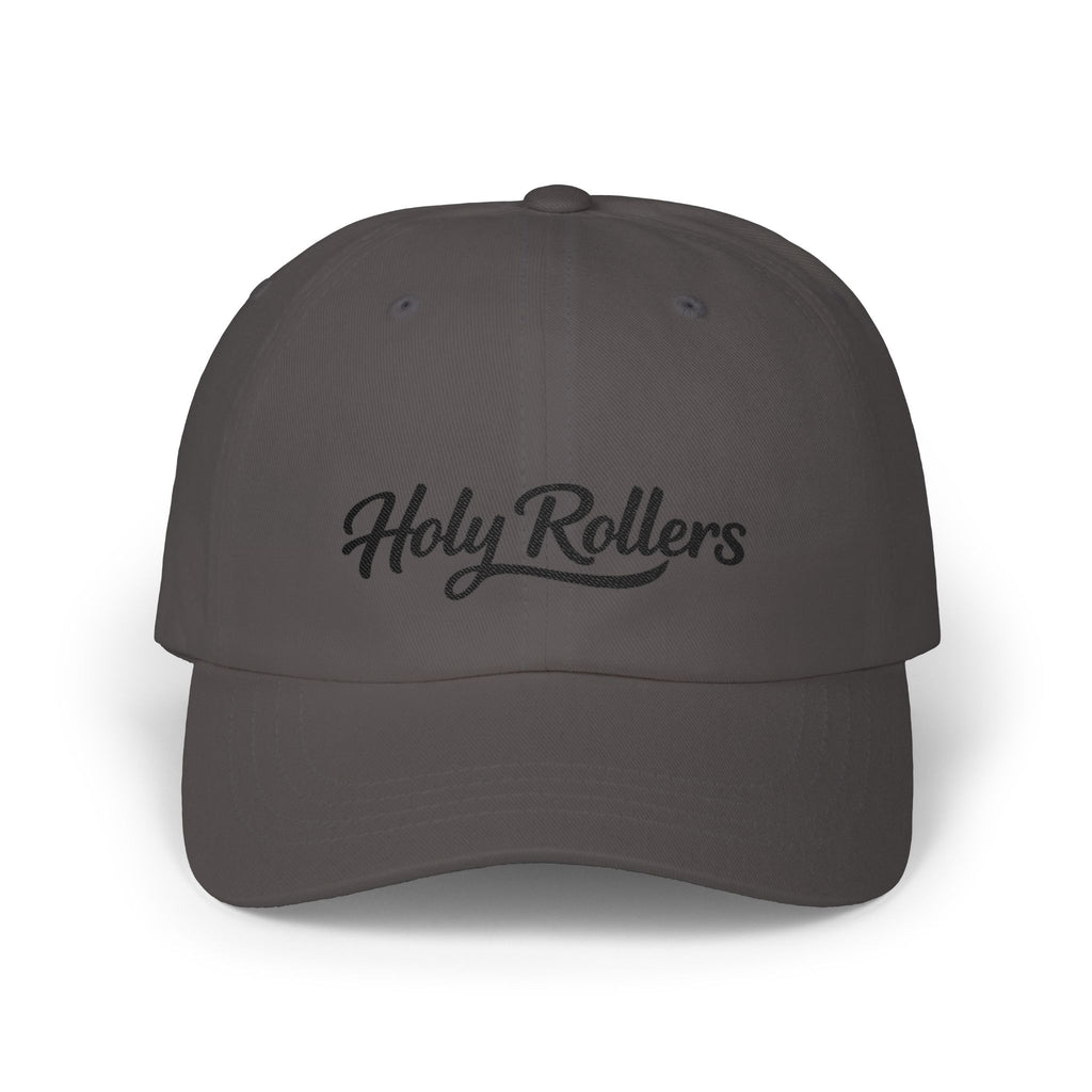 Holy Rollers Christian apparel thumbnail: Holy Rollers Logo Dad Cap | Embroidered Baseball Hat, Adjustable