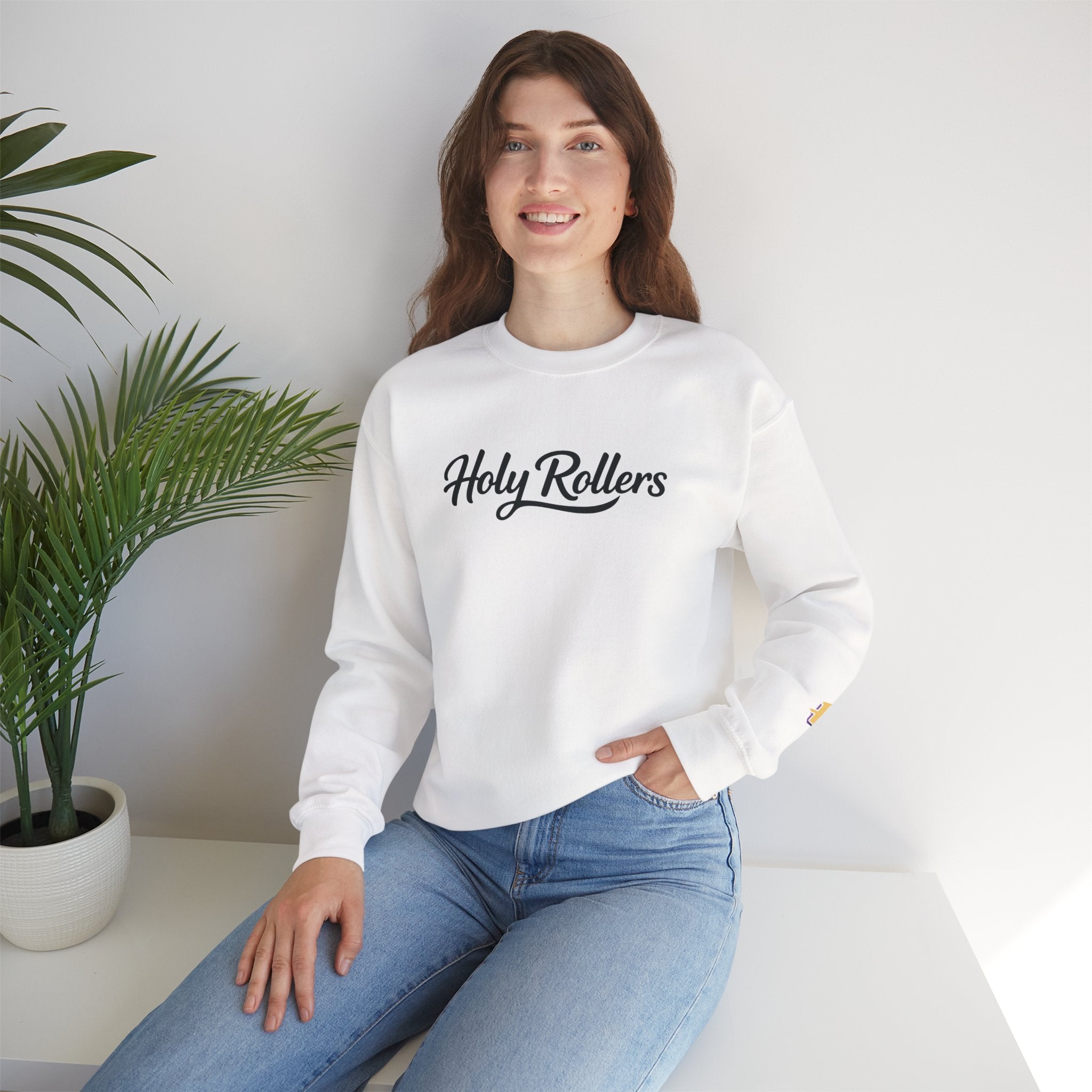 Holy Rollers Christian apparel: Holy Rollers Sweatshirt — "Made for the Tide, Called for the Kingdom" Christian Crewneck