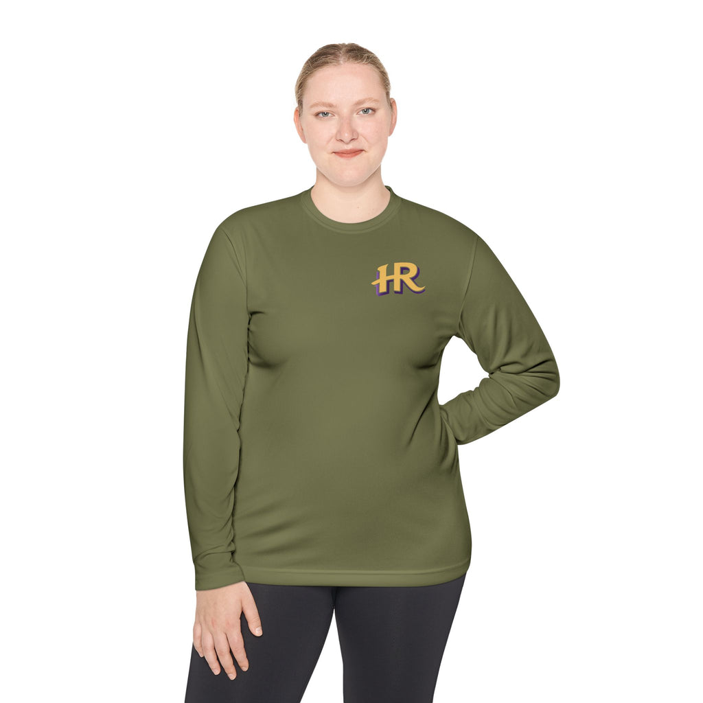 Holy Rollers Christian apparel thumbnail: Holy Rollers graphic long sleeve tee | How We Roll faith design