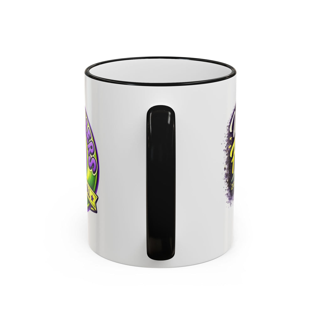 Holy Rollers Christian apparel thumbnail: Holy Roller Howlbat Logo Mug | Accent Rim & Handle