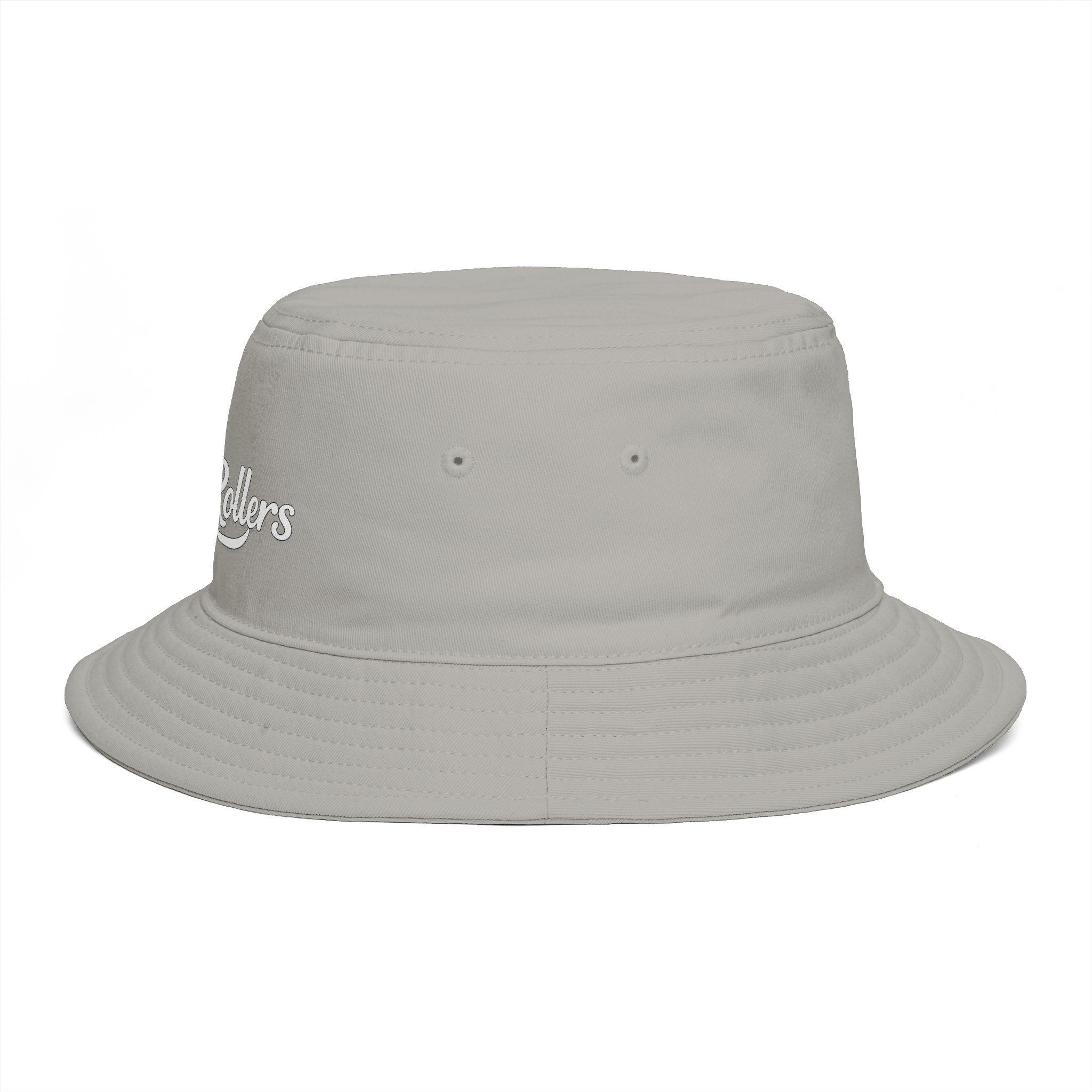 Holy Rollers Christian apparel: Holy Rollers Embroidered Bucket Hat — Brown Casual Faith-Inspired Sun Hat
