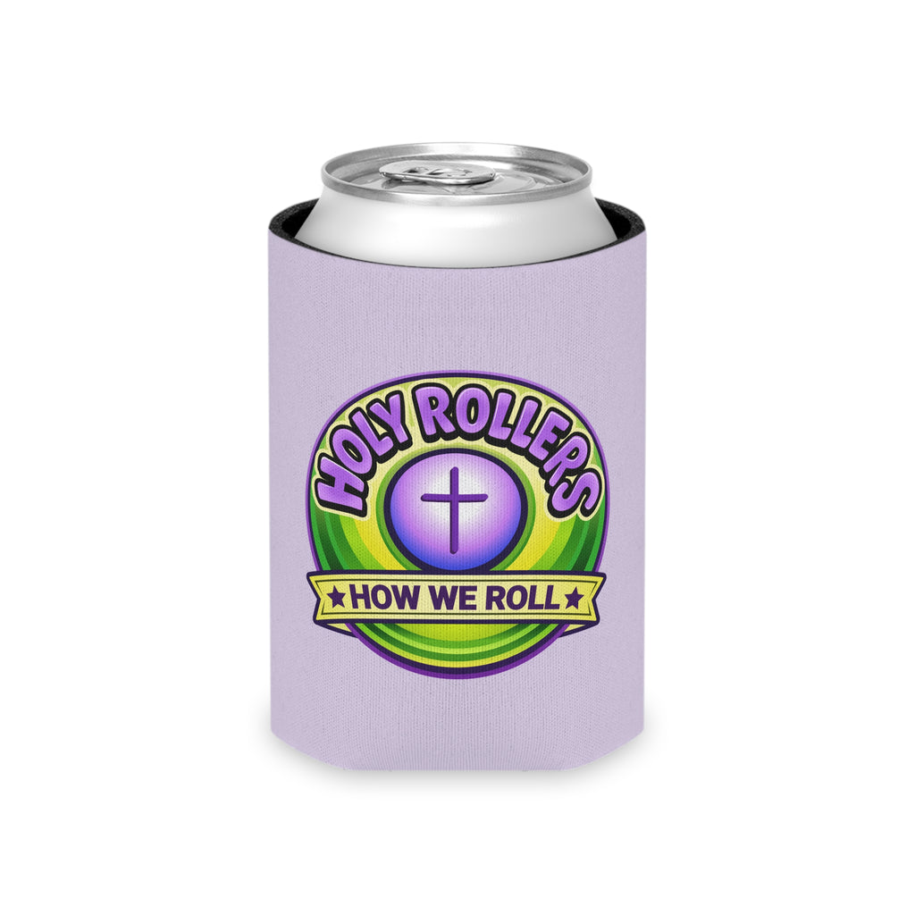 Holy Rollers Christian apparel thumbnail: Faith-Based Can Cooler — “Holy Rollers” & “Faith Over Fear” Drink Koozie