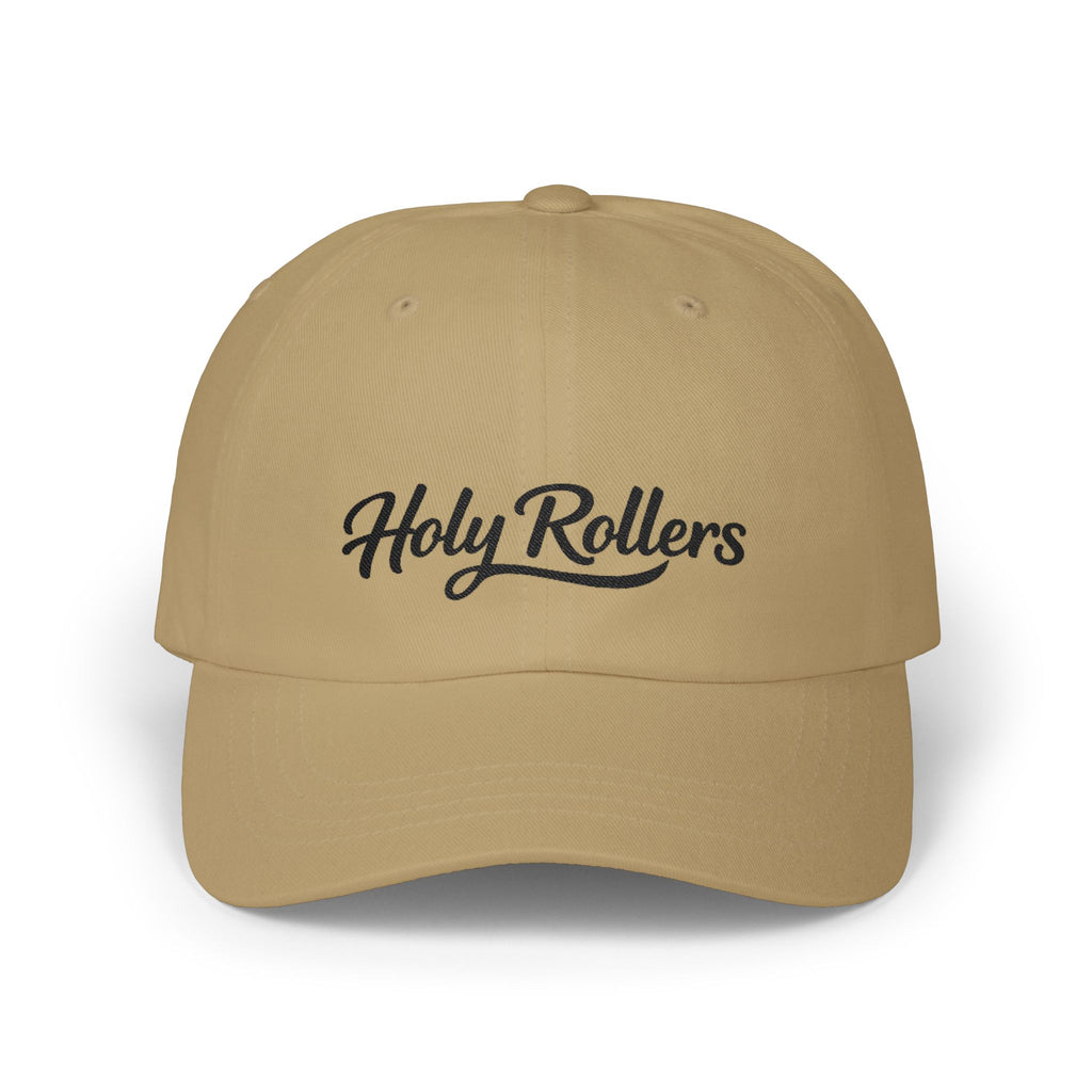 Holy Rollers Christian apparel thumbnail: Holy Rollers Logo Dad Cap | Embroidered Baseball Hat, Adjustable