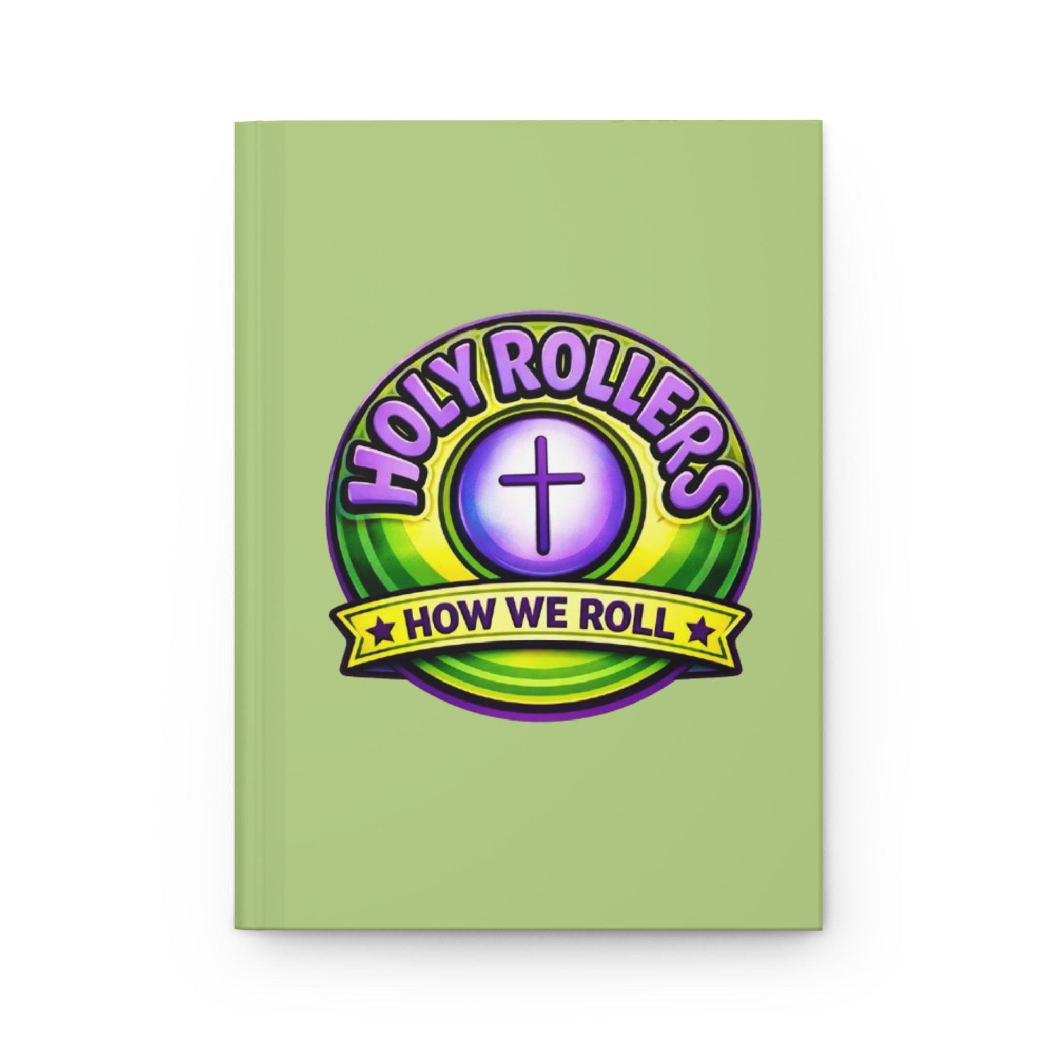 Holy Rollers Christian apparel: Christian Journal — "Walk By Faith" Hardcover Notebook (Holy Rollers Design)