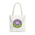 Christian Tote Bag — "Walk by Faith" / "Holy Rollers" Inspirational Canvas Tote