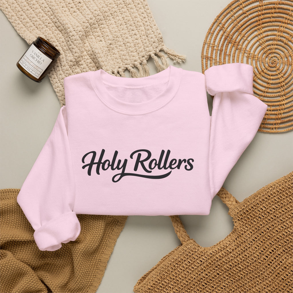 Holy Rollers Christian apparel thumbnail: Holy Rollers Sweatshirt — "Made for the Tide, Called for the Kingdom" Christian Crewneck
