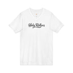 Holy Rollers word-logo t-shirt | Holy Rollers How We Roll V-neck