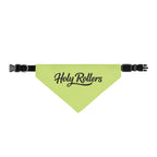 Clip-on Pet Bandana — "Holy Rollers" Neon Dog & Cat Neck Scarf
