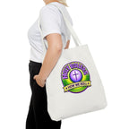 Christian Tote Bag — "Walk by Faith" / "Holy Rollers" Inspirational Canvas Tote