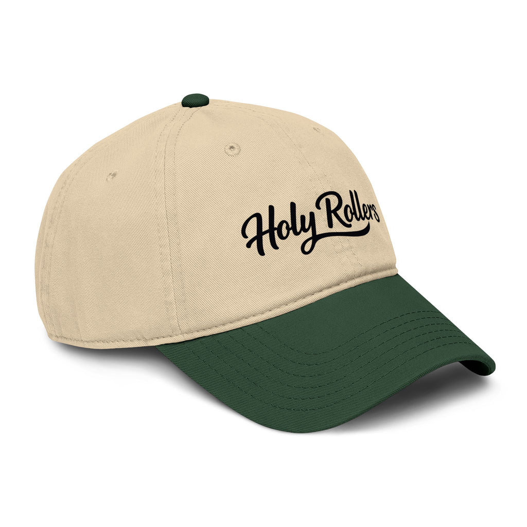 Holy Rollers Christian apparel thumbnail: Holy Rollers Baseball Cap | Script Logo Embroidered Hat