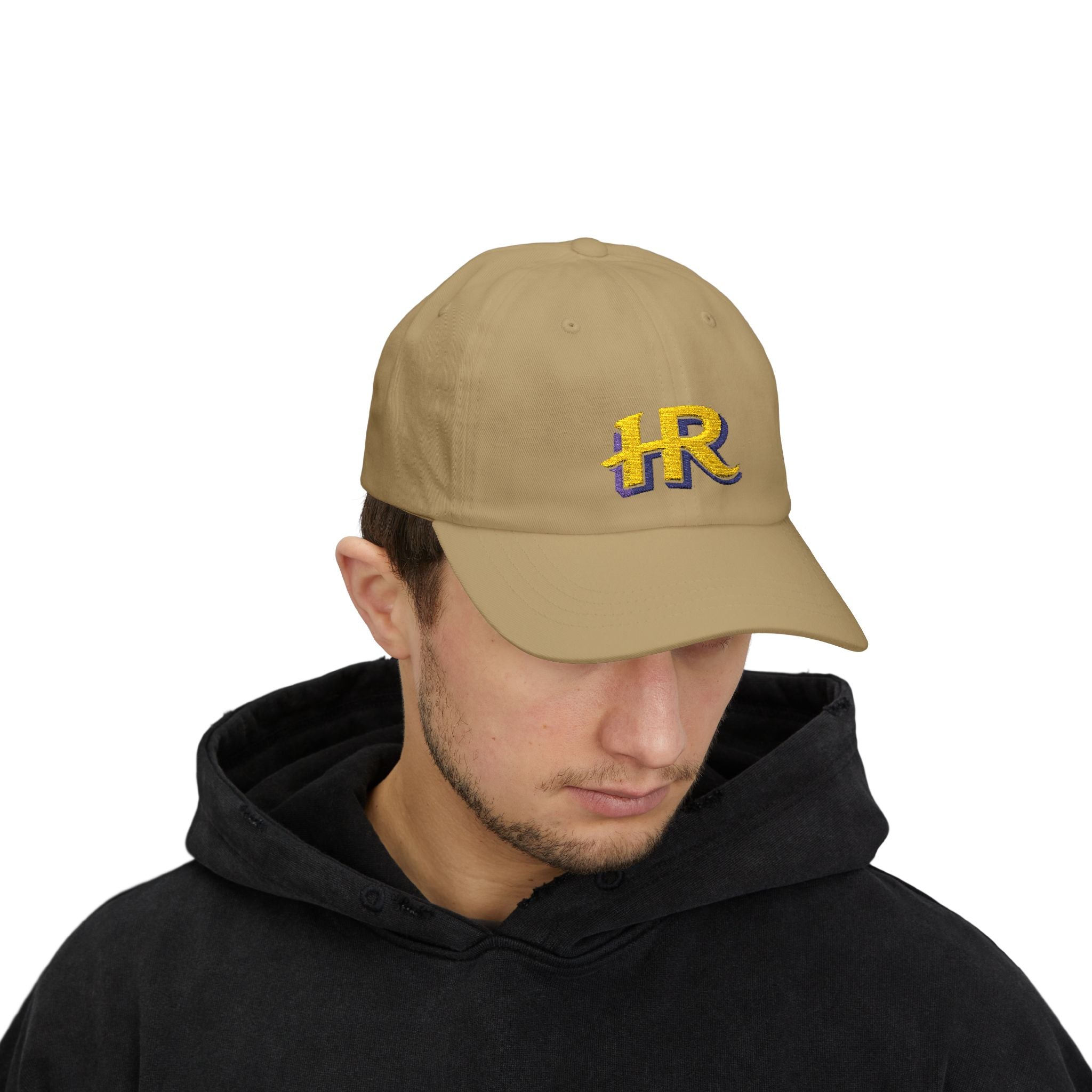 Holy Rollers Christian apparel: Embroidered Holy Rollers HR Baseball Dad Cap — Adjustable Classic Dad Hat