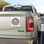 Car Magnet — “Holy Rollers: How We Roll” Christian Cross Vinyl Sticker
