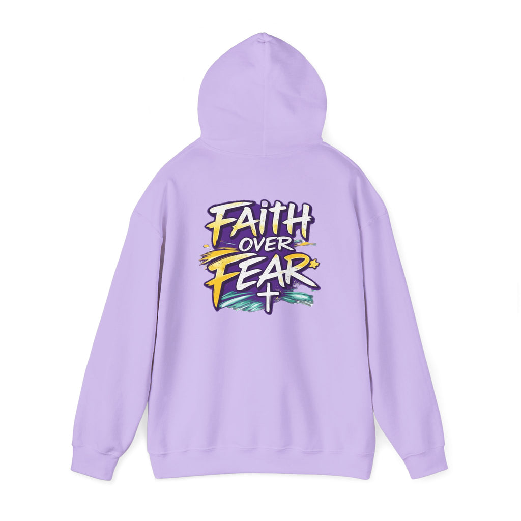 Holy Rollers Christian apparel thumbnail: Faith Over Fear Hoodie — Holy Rollers Inspirational Pullover