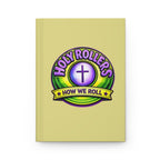 Christian Journal — "Saved By Grace" Hardcover Notebook (Holy Rollers Design)