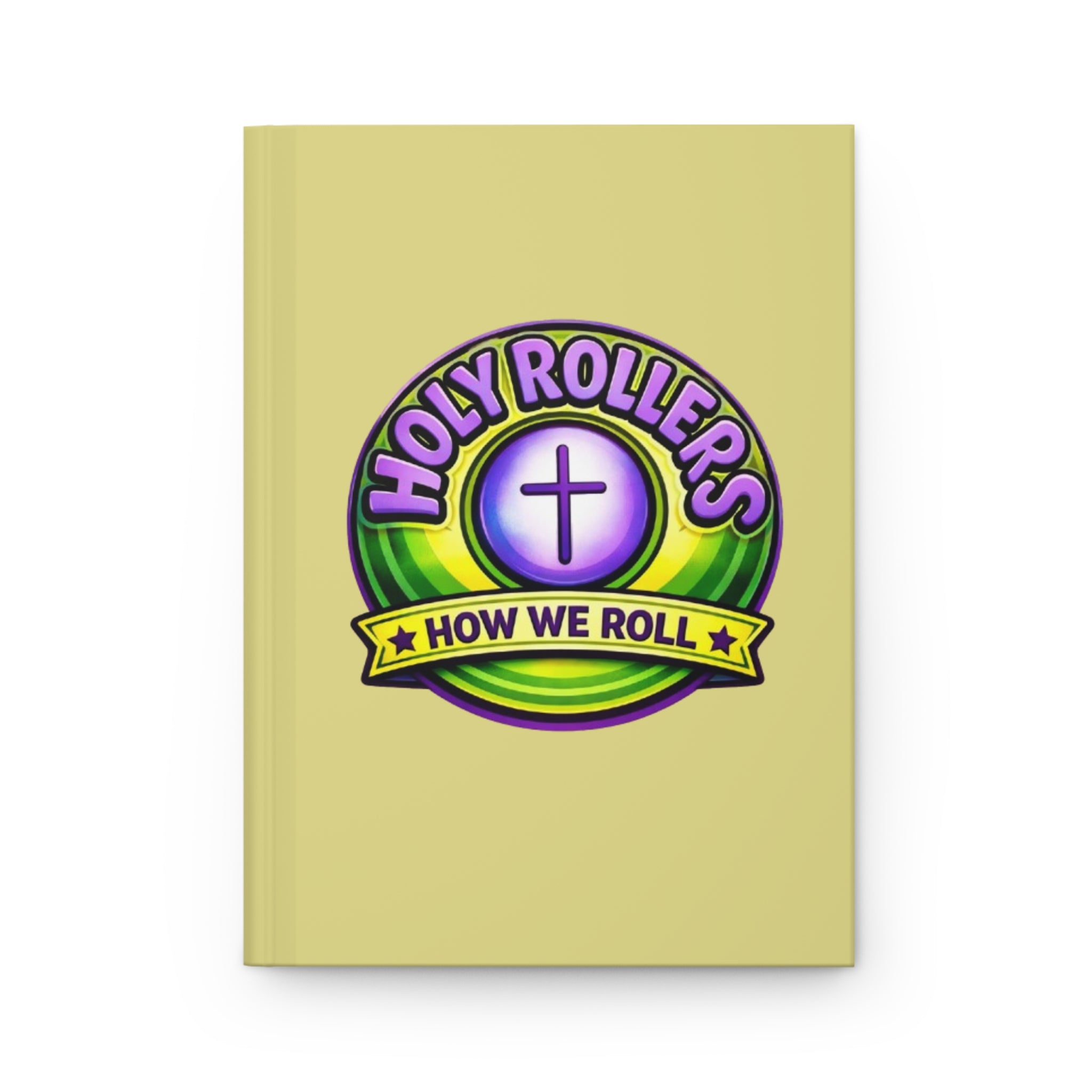 Holy Rollers Christian apparel: Christian Journal — "Saved By Grace" Hardcover Notebook (Holy Rollers Design)