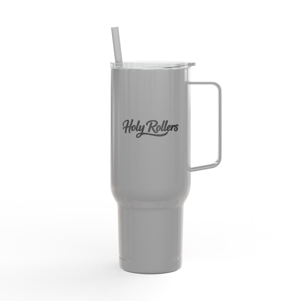 Holy Rollers Christian apparel thumbnail: Holy Reign Script Logo Tumbler | 40oz Insulated Travel Mug