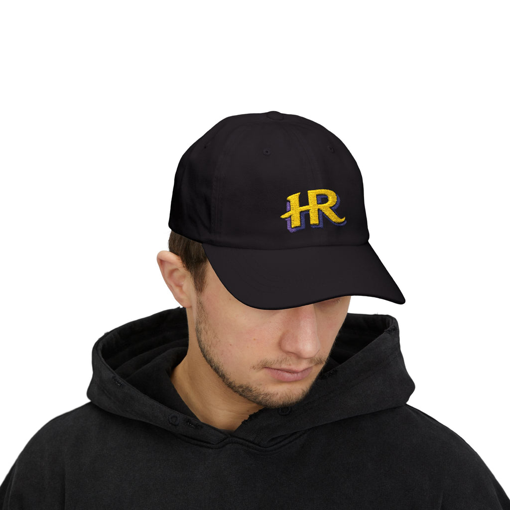 Holy Rollers Christian apparel thumbnail: Embroidered Holy Rollers HR Baseball Dad Cap — Adjustable Classic Dad Hat