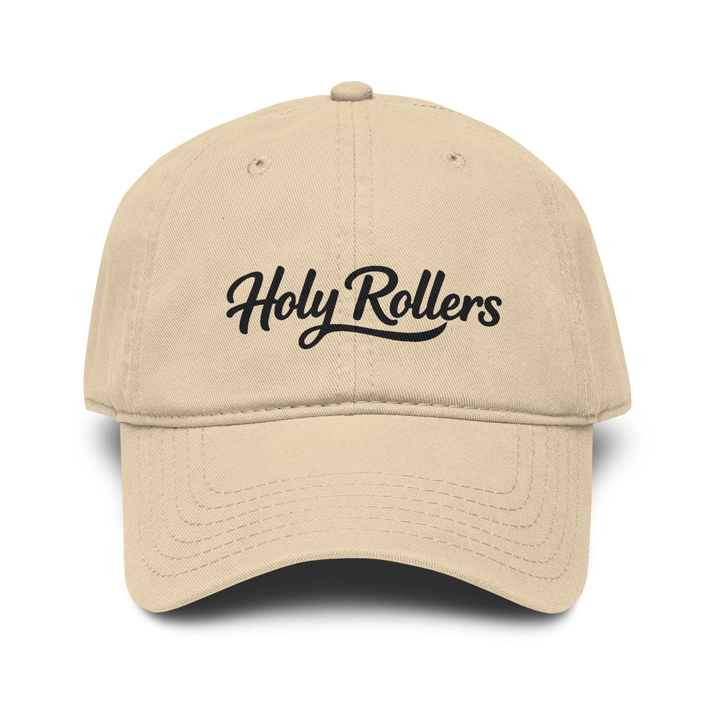 Holy Rollers Christian apparel thumbnail: Holy Rollers Baseball Cap | Script Logo Embroidered Hat