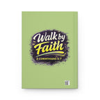 Christian Journal — "Walk By Faith" Hardcover Notebook (Holy Rollers Design)
