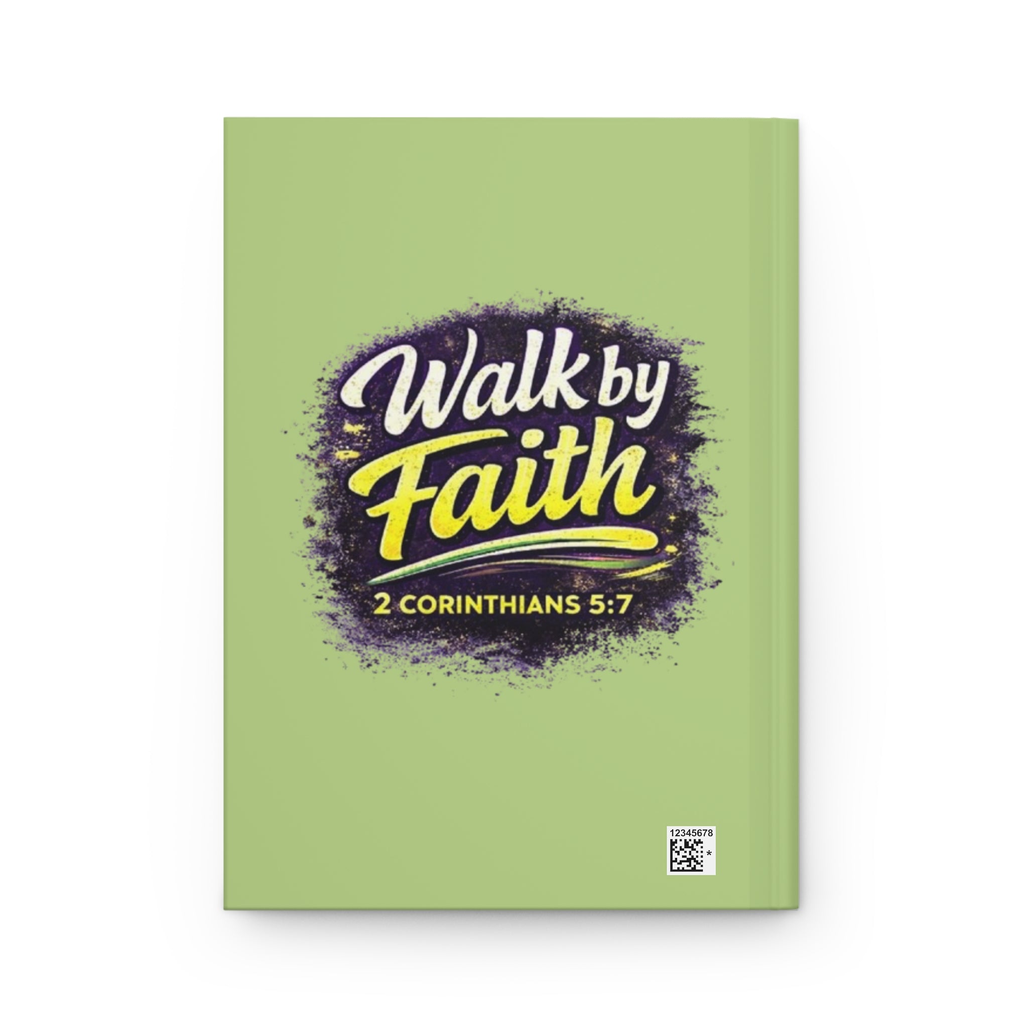 Holy Rollers Christian apparel: Christian Journal — "Walk By Faith" Hardcover Notebook (Holy Rollers Design)