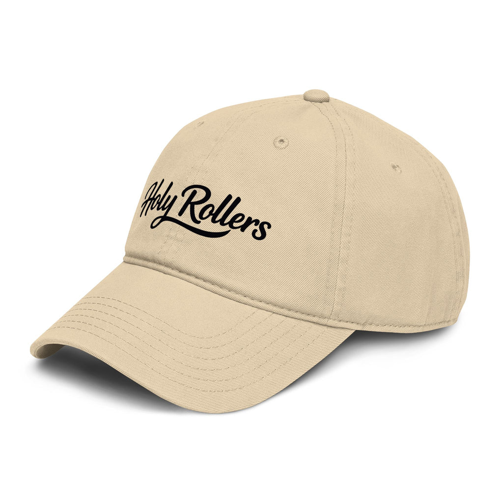 Holy Rollers Christian apparel thumbnail: Holy Rollers Baseball Cap | Script Logo Embroidered Hat