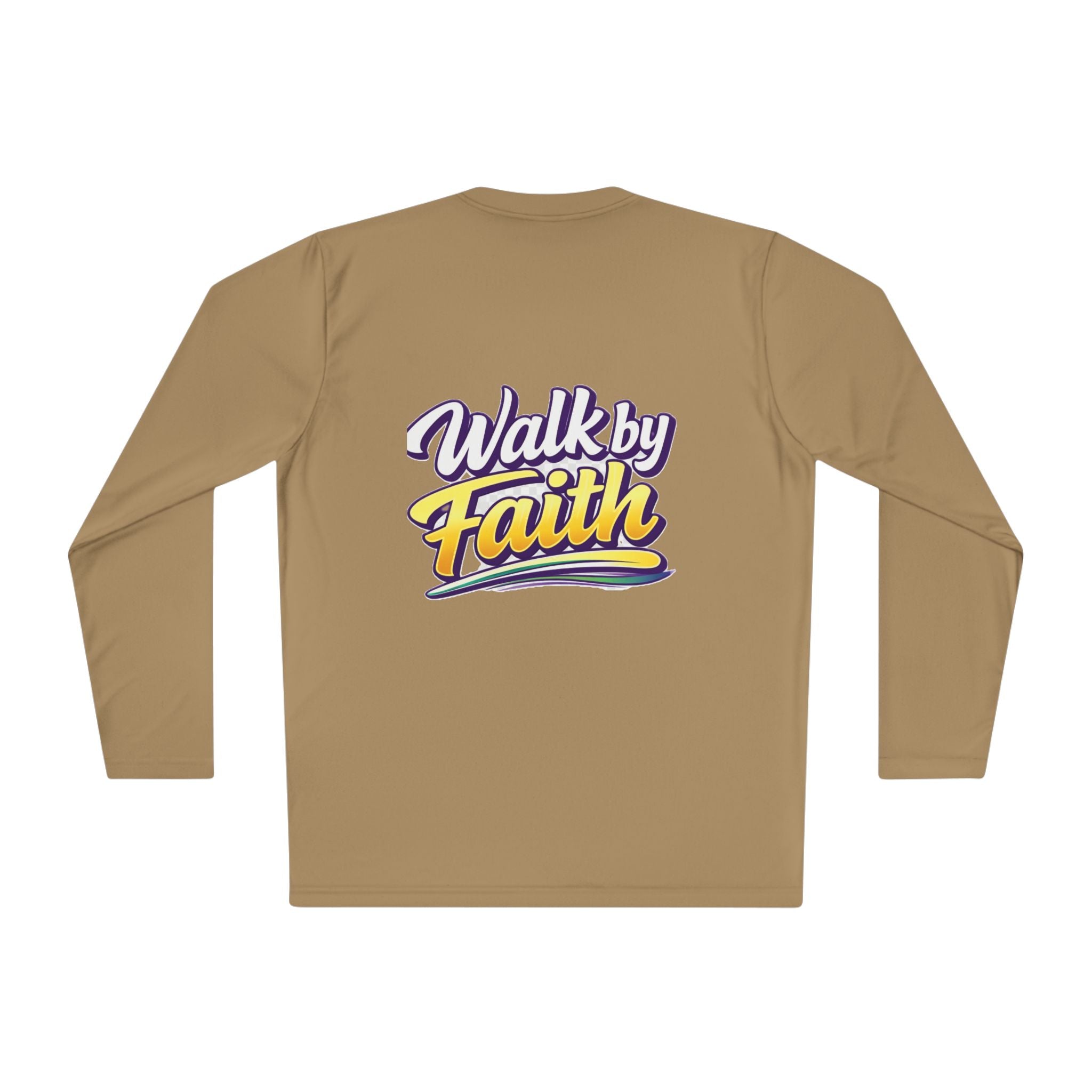 Holy Rollers Christian apparel: Holy Rollers graphic long sleeve tee | Walk by Faith design