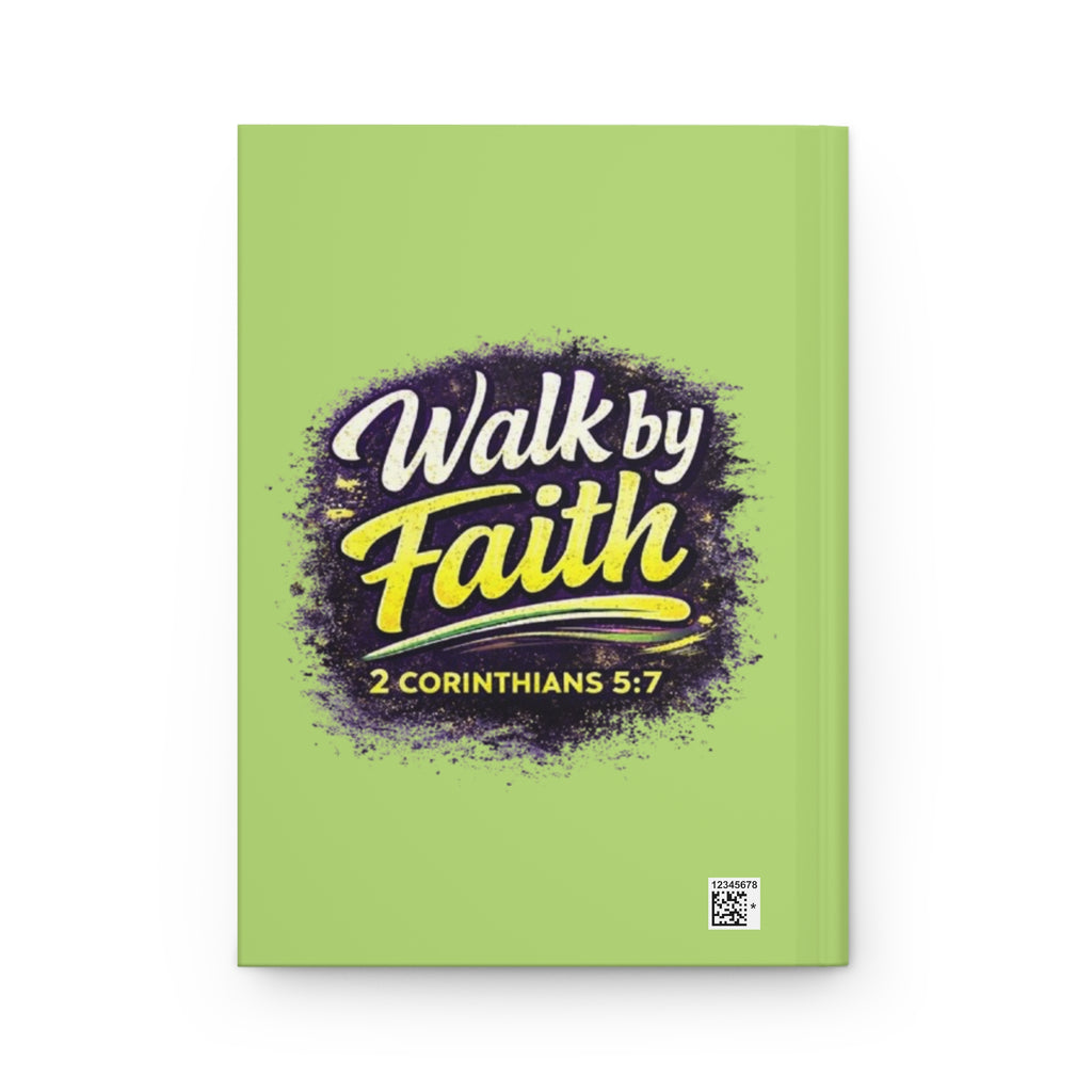 Holy Rollers Christian apparel thumbnail: Walk by Faith Hardcover Journal | Holy Rollers How We Roll Notebook