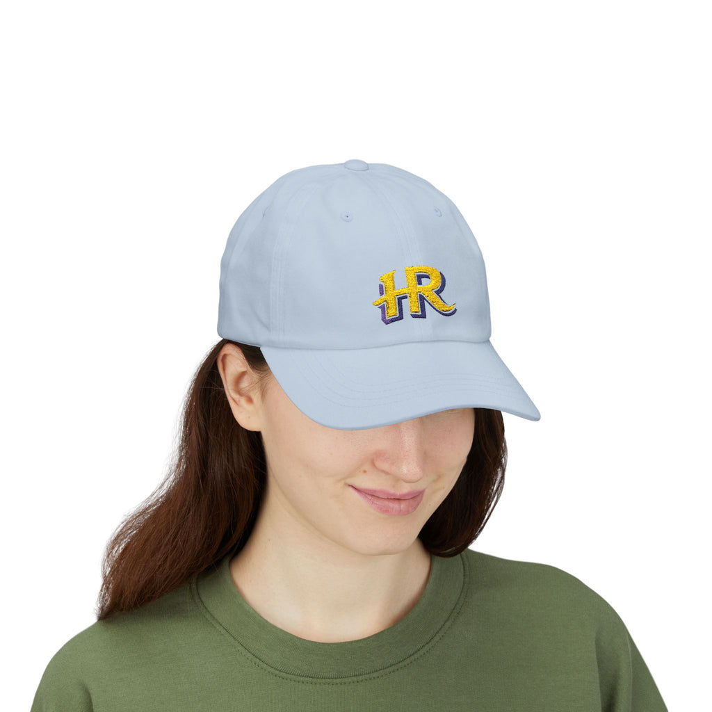 Holy Rollers Christian apparel thumbnail: Embroidered Holy Rollers HR Baseball Dad Cap — Adjustable Classic Dad Hat