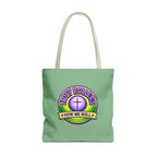 Christian Tote Bag — "Rolling in His Promises" / Holy Rollers Design