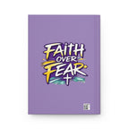 Faith Over Fear Hardcover Journal | Holy Rollers How We Roll Notebook