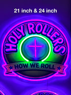 Holy Rollers LED Neon Sign